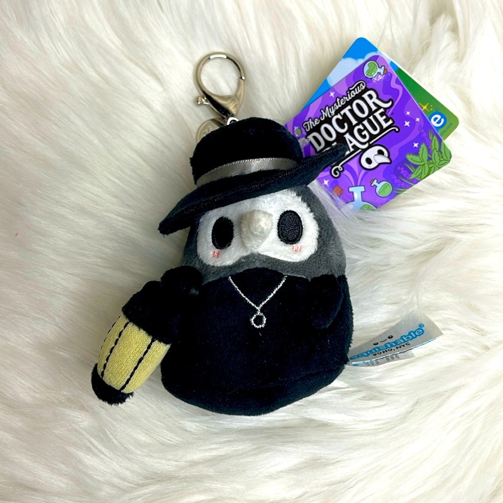 NEW! DOCTOR PLAGUE SQUISHABLE KEY CHAIN